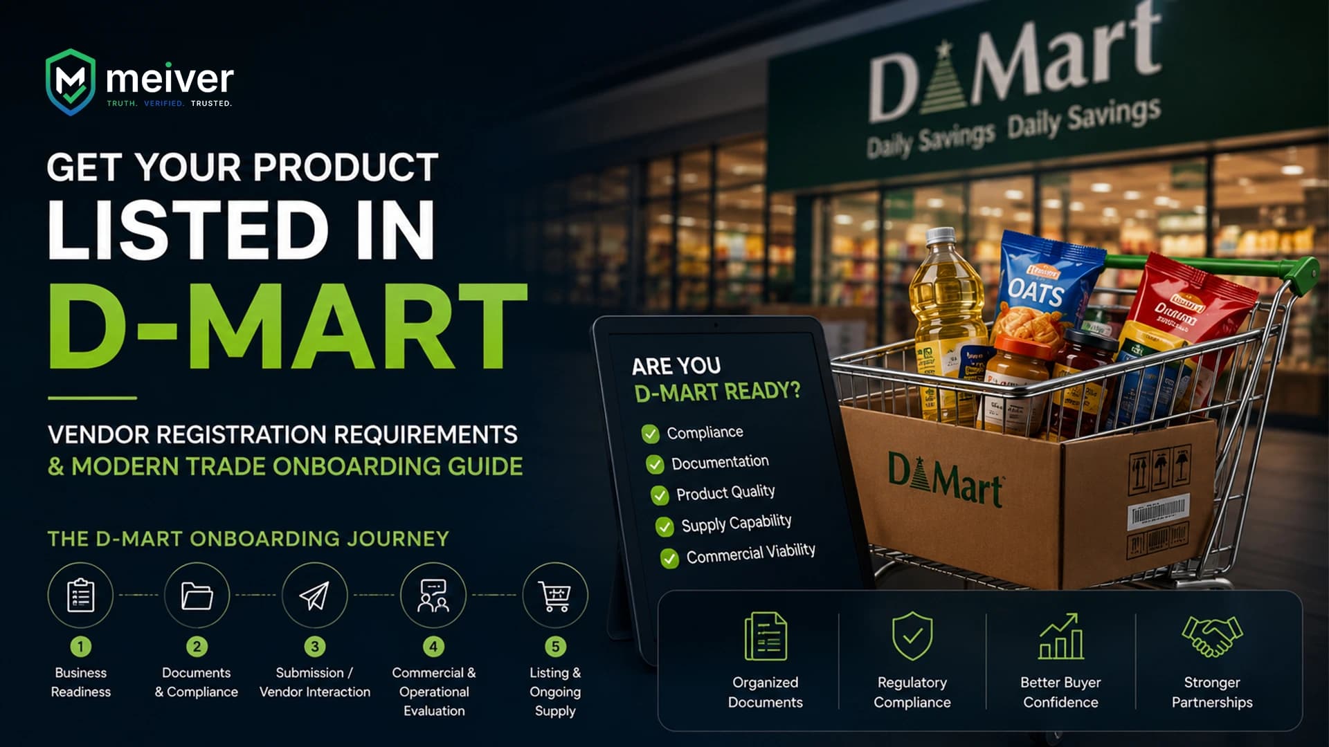 How to Get Your Product Listed in D-Mart: Vendor Registration Requirements and Modern Trade Onboarding Guide