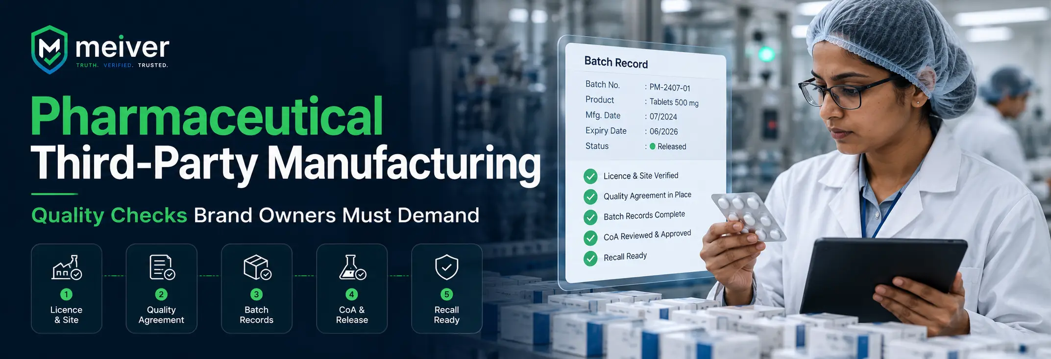 Pharmaceutical Third-Party Manufacturing: Quality Checks Brand Owners Must Demand